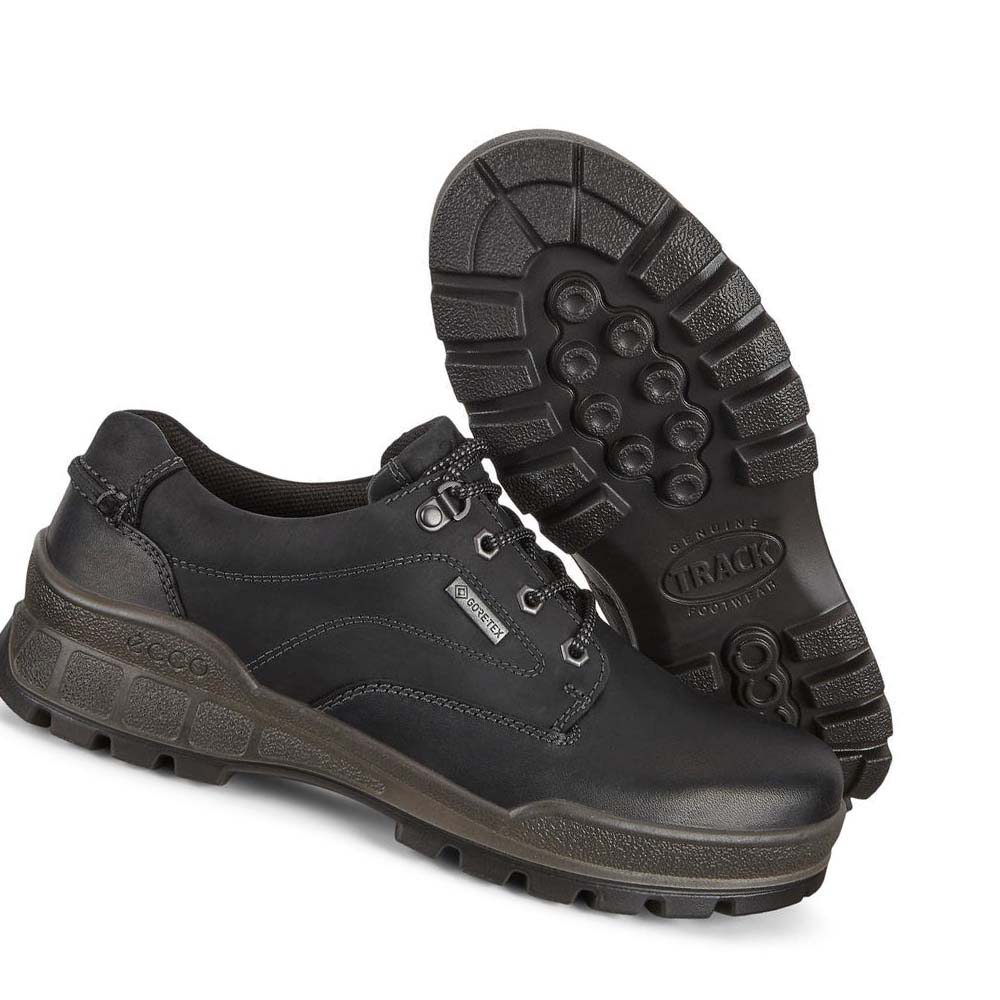 Ecco Track 25 Low Plaintoe Hiking & Trail Herre Svarte | NO 573SGL